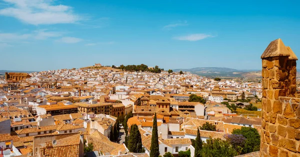 Uma Vista Panorâmica Sobre Cidade Velha Antequera Província Málaga Espanha — Fotografia de Stock