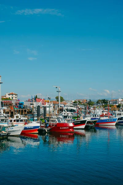 Saint Jean Luz France June 2022 Fishing Port Saint Jean — Zdjęcie stockowe