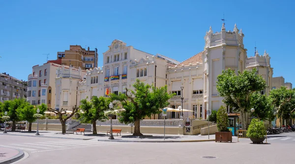 Huesca Španělsko Června 2022 Náměstí Navarra Circulo Oscense Huesca Aragon — Stock fotografie