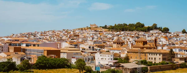 View Roofs Antequera Province Malaga Spain Spring Day Highlighting Vera — Stockfoto