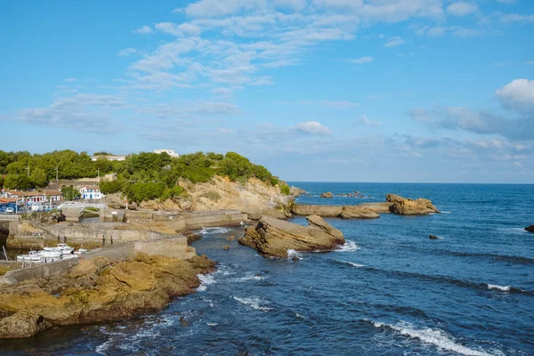 Biarritz Francia Giugno 2022 Veduta Del Port Des Pecheurs Porto — Foto Stock