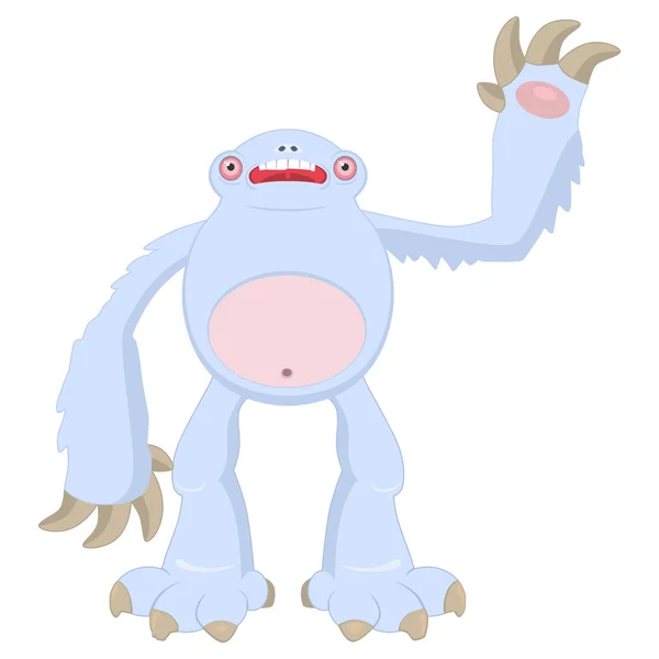 Sneeuw monster — Stockvector