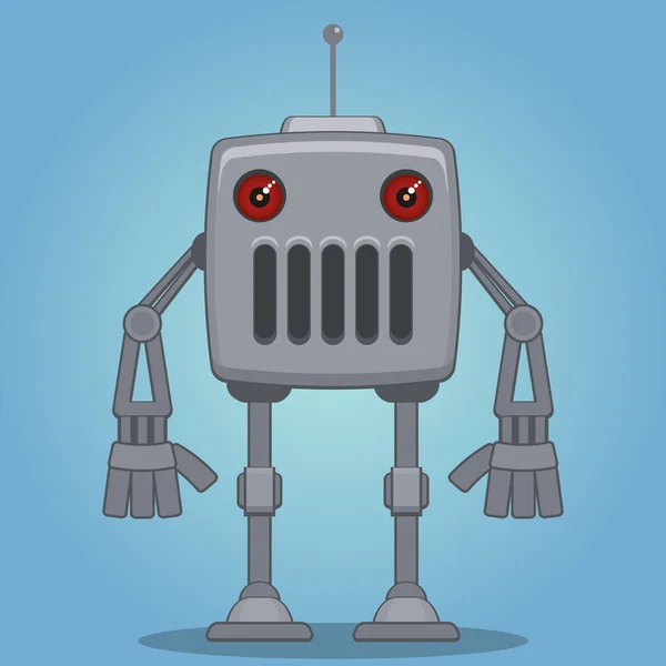 Robot de bande dessinée — Image vectorielle