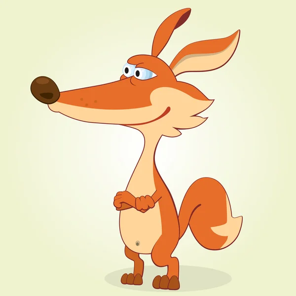 Cartoon Fox — Stock Vector