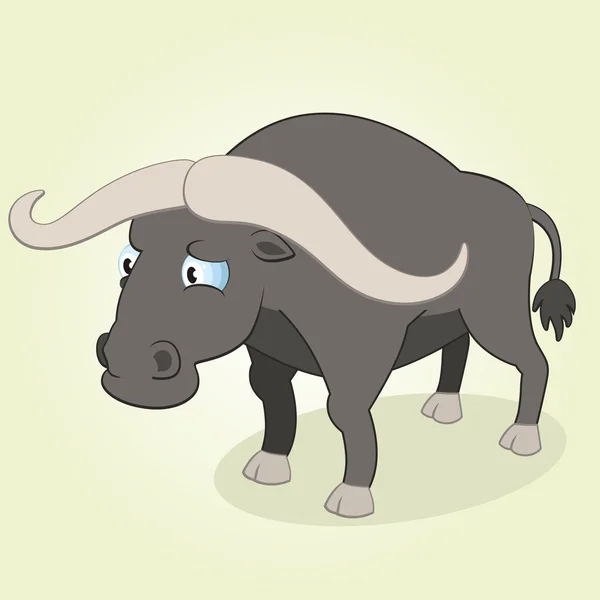 Búfalo — Vector de stock