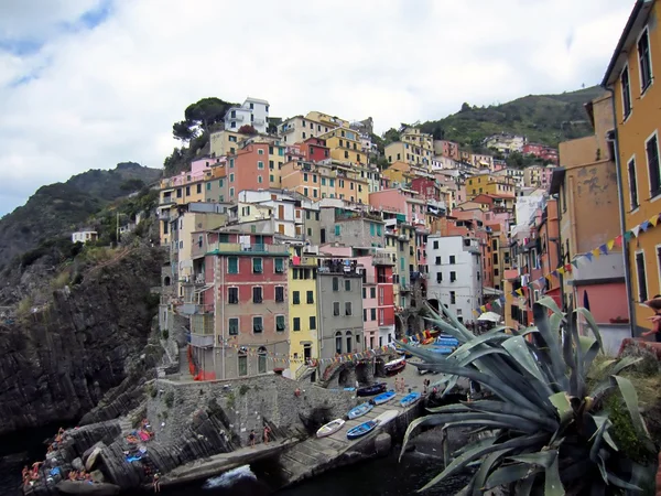 Village sur la côte italienne — Photo