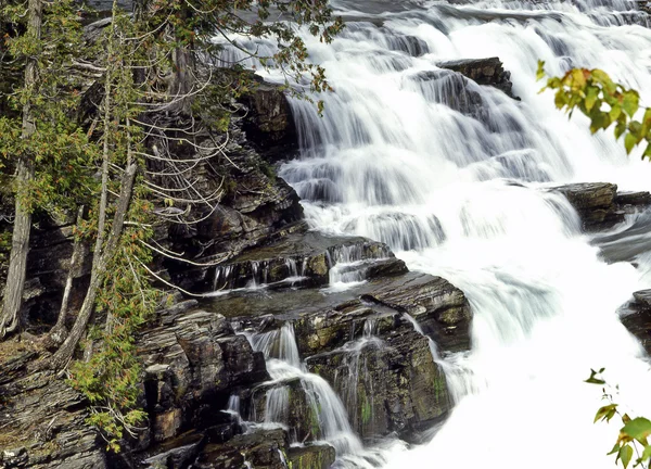 McDonald Creek, Parque Nacional Glacier, Montana — Fotografia de Stock