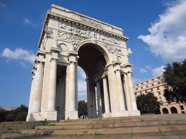 Arch to the Fallen, Genoa — Stock Photo, Image