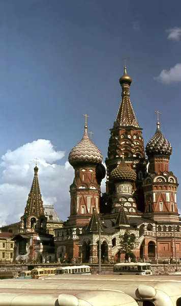 Cattedrale di San Basilio a Mosca, Russia — Foto Stock