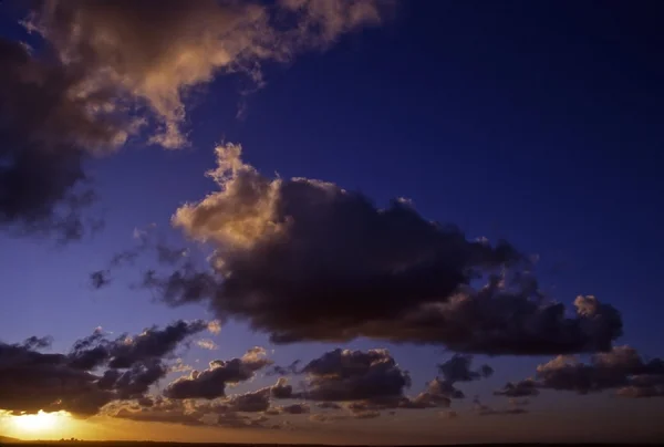 Pôr do sol após tempestade — Fotografia de Stock