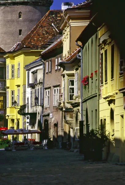 Вулиці в місті Sopron — стокове фото
