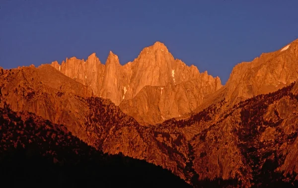 MT.Whitney i gryningen — Stockfoto