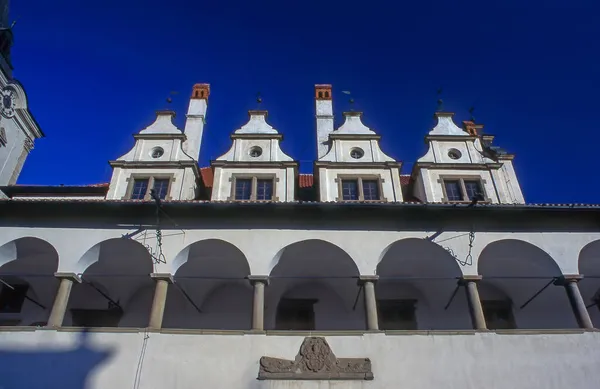 Παλιό Ιστορικό Μεσαιωνικό Δημαρχείο Levoca Σλοβακία — Φωτογραφία Αρχείου