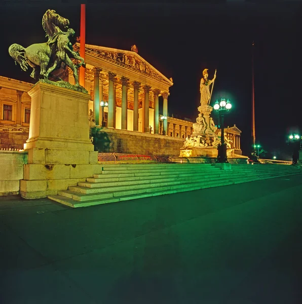 Edifício Parlamento Vienna Áustria — Fotografia de Stock