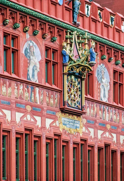 Rathaus Basel Schweiz — Stockfoto