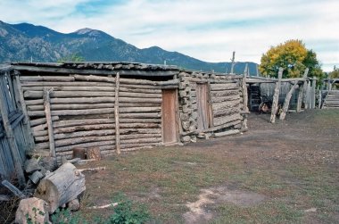 Pueblo Taos, New Mexico 'daki evler