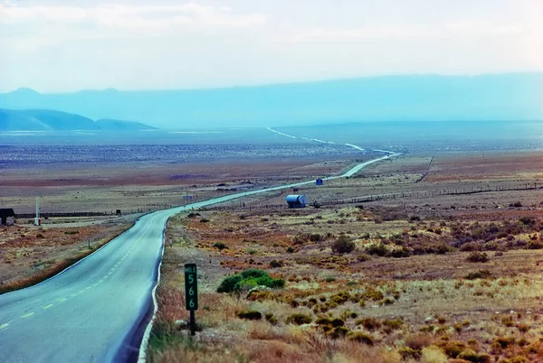 Έρημος Δρόμος Στην Αριζόνα — Φωτογραφία Αρχείου