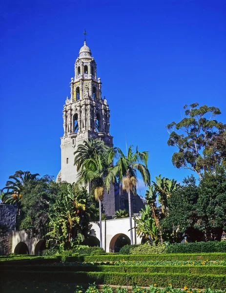 California Tower Balboa Park San Diego — Stock Photo, Image