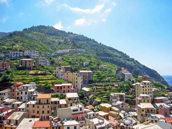 Dorp Aan Italiaanse Kust — Stockfoto