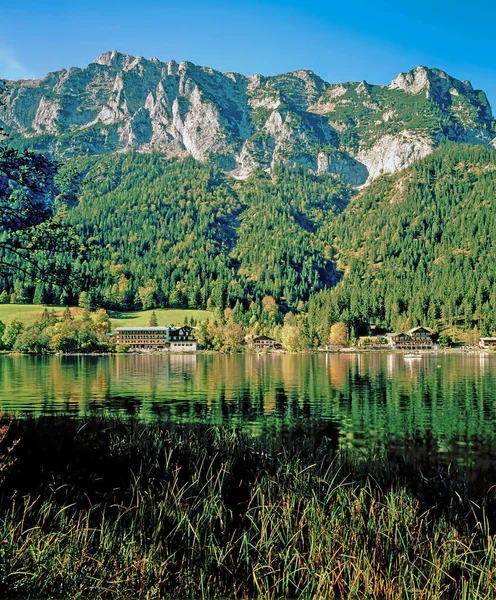 Lago Hintersee Baviera Alemania — Foto de Stock