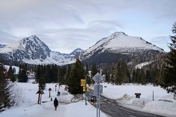 Skigebiet Der Tatra Der Slowakei — Stockfoto