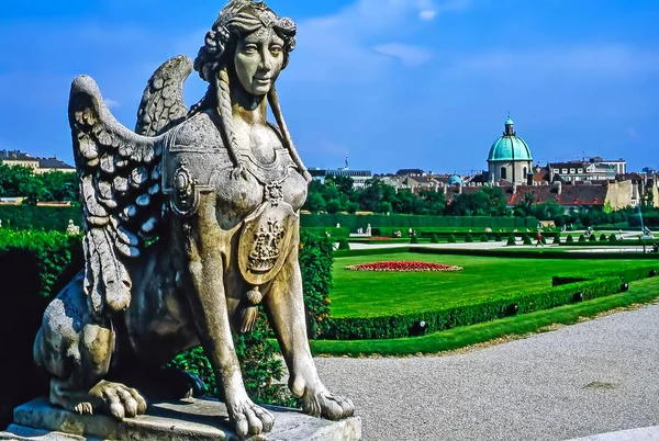 Trädgårdar Palace Belvedere Wien — Stockfoto