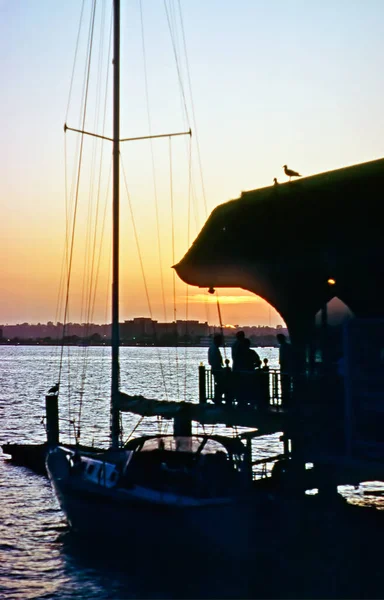 サンディエゴ湾の夕日 — ストック写真