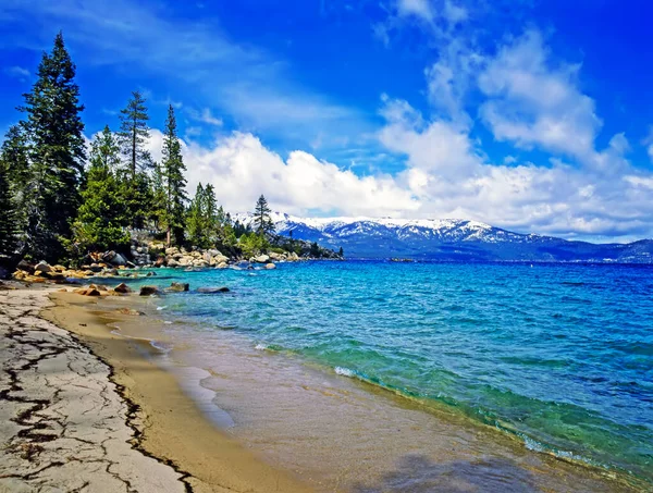 Ufer Lake Tahoe Kalifornien — Stockfoto