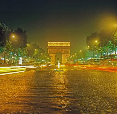 Paris, Fransa 'da gece Zafer Takı