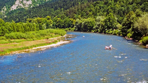 Rafting Στον Ποταμό Dunajec Σλοβακία — Φωτογραφία Αρχείου