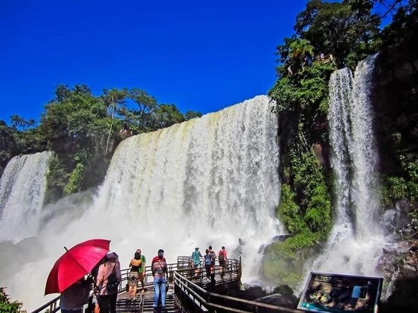 Vista Iguazu Cai Argentina — Fotografia de Stock