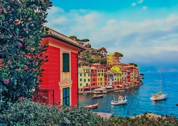 Hamnen Portofino Italien — Stockfoto