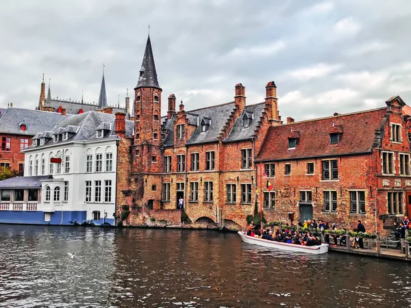 Kanaal Brugge België — Stockfoto