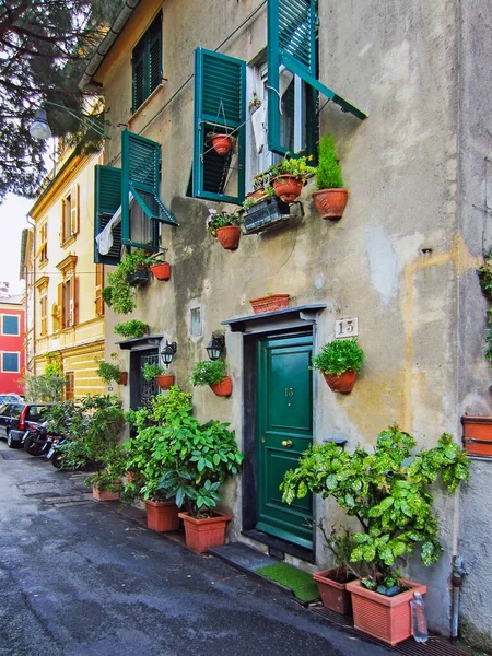 Calle Monterosso Costa Mediterránea Italia — Foto de Stock