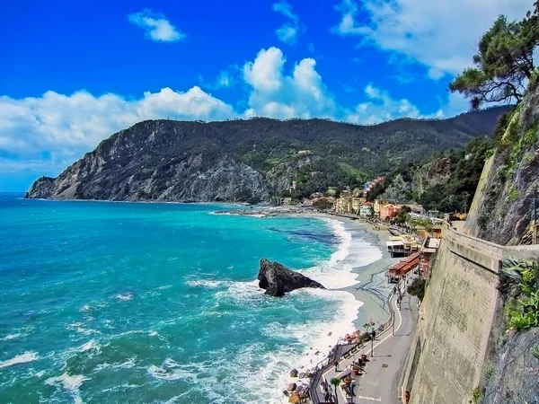 Coastal Village Monterosso Ιταλία — Φωτογραφία Αρχείου