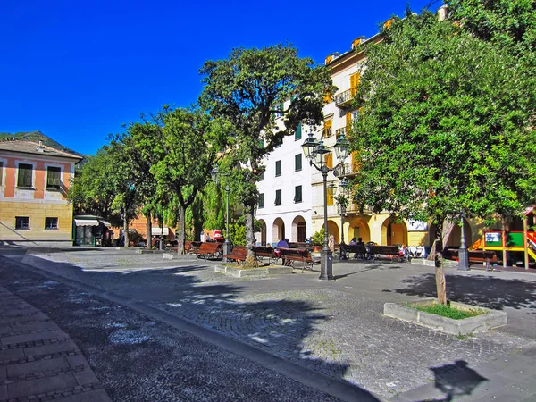 Square Bogliasco Italy — Stock Photo, Image