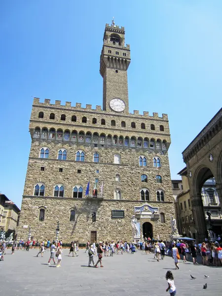 Palazzo Vecchio Florencia Ital — Foto de Stock