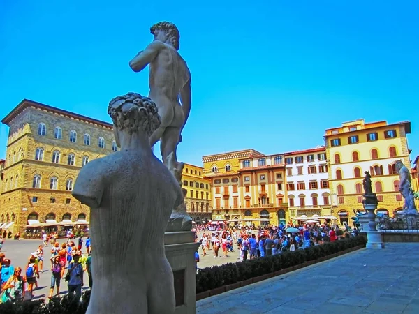 Piazza Della Signoria Florencia — Foto de Stock