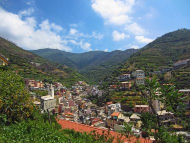 İtalya kıyılarında Riomaggiore