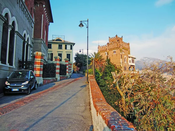 Narrow Street Genoa Italy — Stock Photo, Image