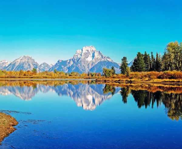 Moran Oxbow Bend Dans Wyoming — Photo