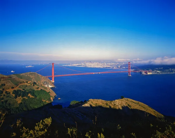 View San Francisco Golden Gate Bridge California —  Fotos de Stock