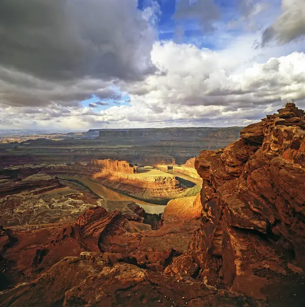Dood Paard Punt Canyonlands Utah — Stockfoto