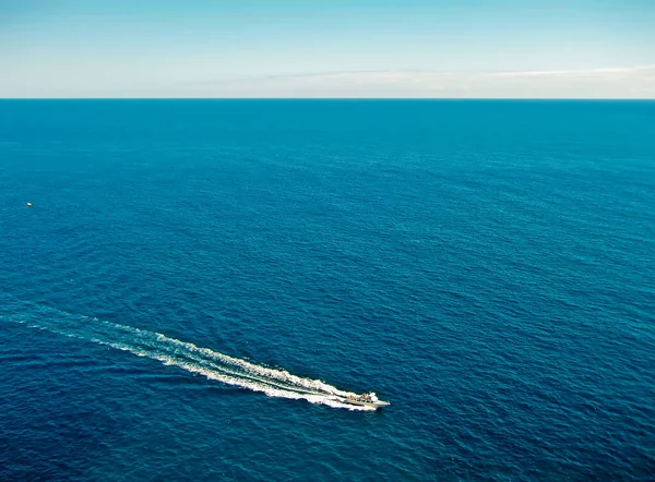 Motor Boat Sea Capri Italy — Stock Photo, Image