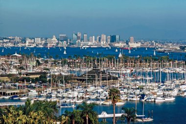 Şehir merkezi San Diego ve Shelter Adası, Kaliforniya