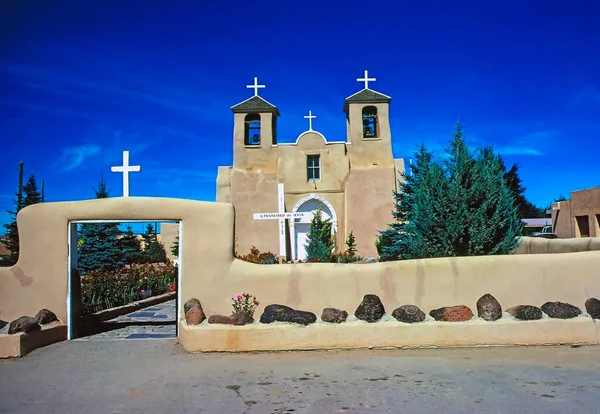 Church Francis Assisi Rancho Taos — Stock Photo, Image