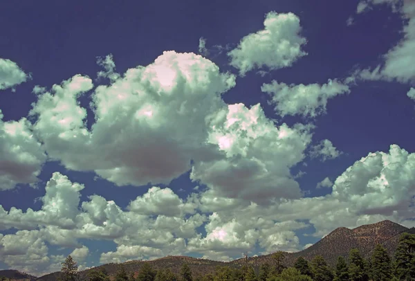 Arizona Landschaft Mit Wolken — Stockfoto