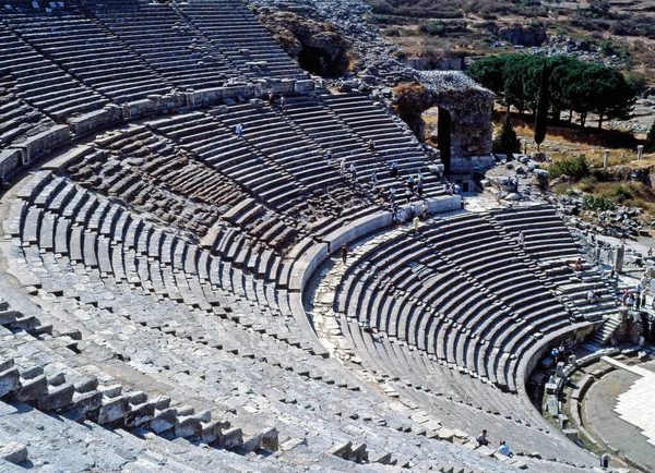 Ελληνικό Θέατρο Στην Έφεσο Τουρκία — Φωτογραφία Αρχείου