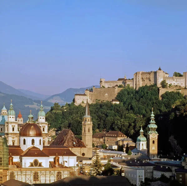 View Castle Salzburg Austria — 图库照片