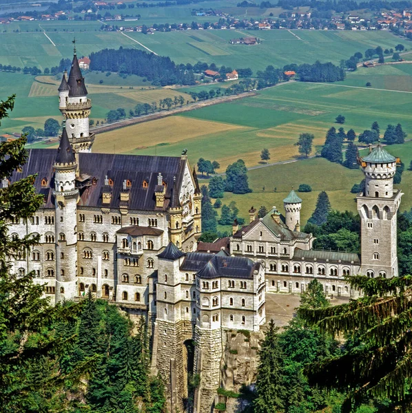Kasteel Neuschwanstein Beieren Duitsland — Stockfoto